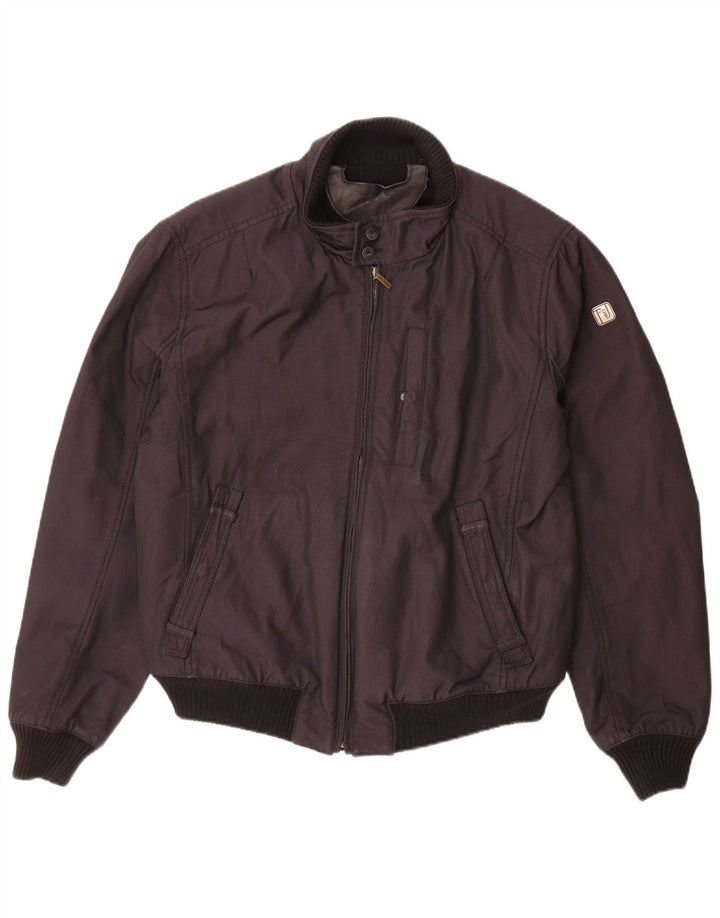 TRUSSARDI JEANS Chaqueta bomber para hombre IT 52 XL Poliéster negro