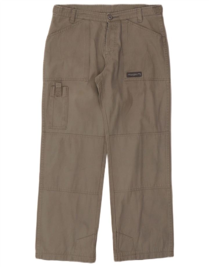 Wrangler Pantalones cargo rectos para hombre W32 L28 Algodón gris