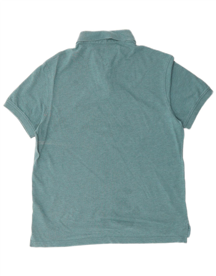 Polo Tommy Hilfiger Hombre Algodón Azul Medio