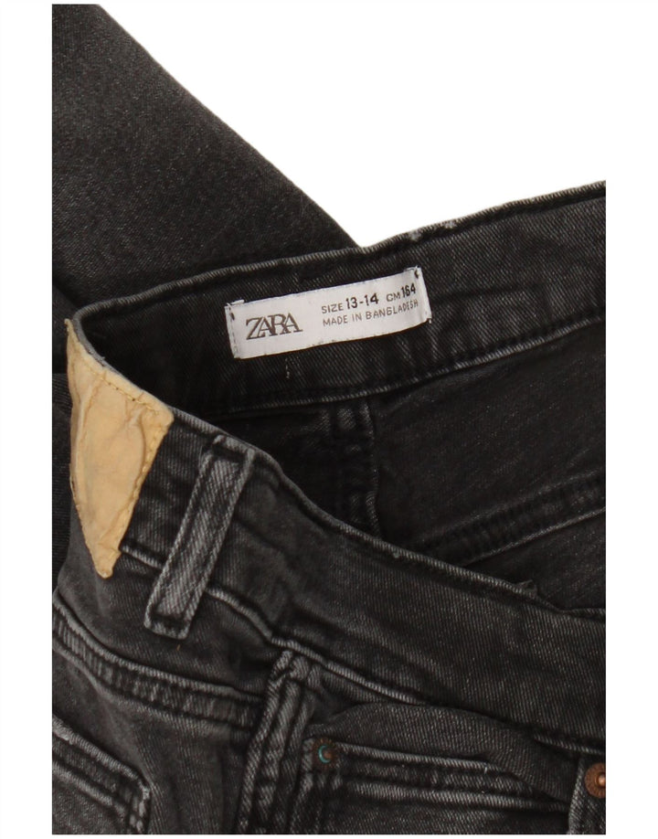 Zara Vaqueros Bootcut Niña 13-14 Años W28 L27 Gris