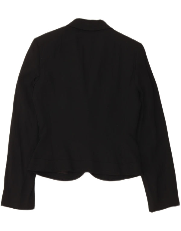 Seventy Chaqueta Americana Corta De 1 Botón Para Mujer IT 40 Small Viscosa Negra