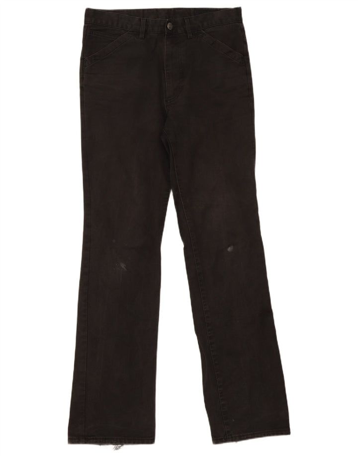 Pantalones casuales con corte de bota para hombre Gas W31 L32 Negro