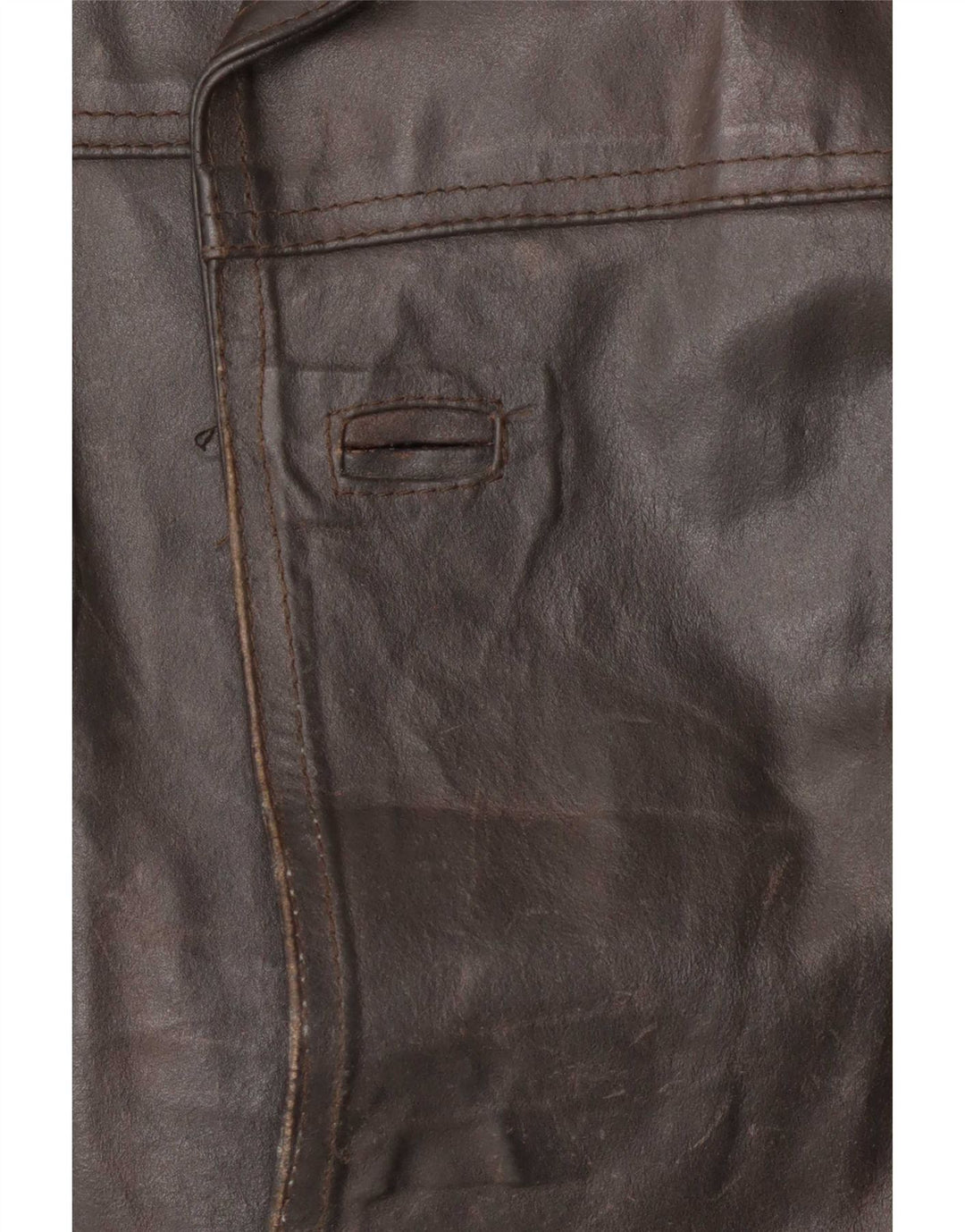 Chaqueta de cuero para hombre Bayside ES 38 Marrón medio