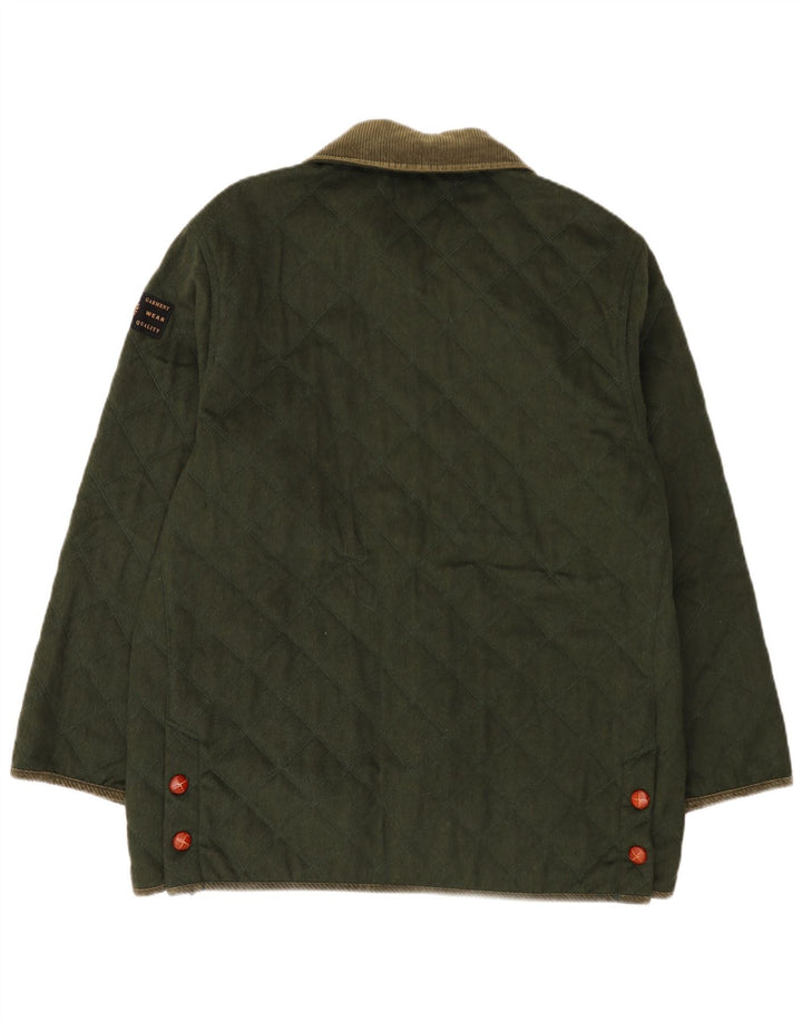 St. Germain Chaqueta acolchada para hombre IT 52 XL Lana color caqui