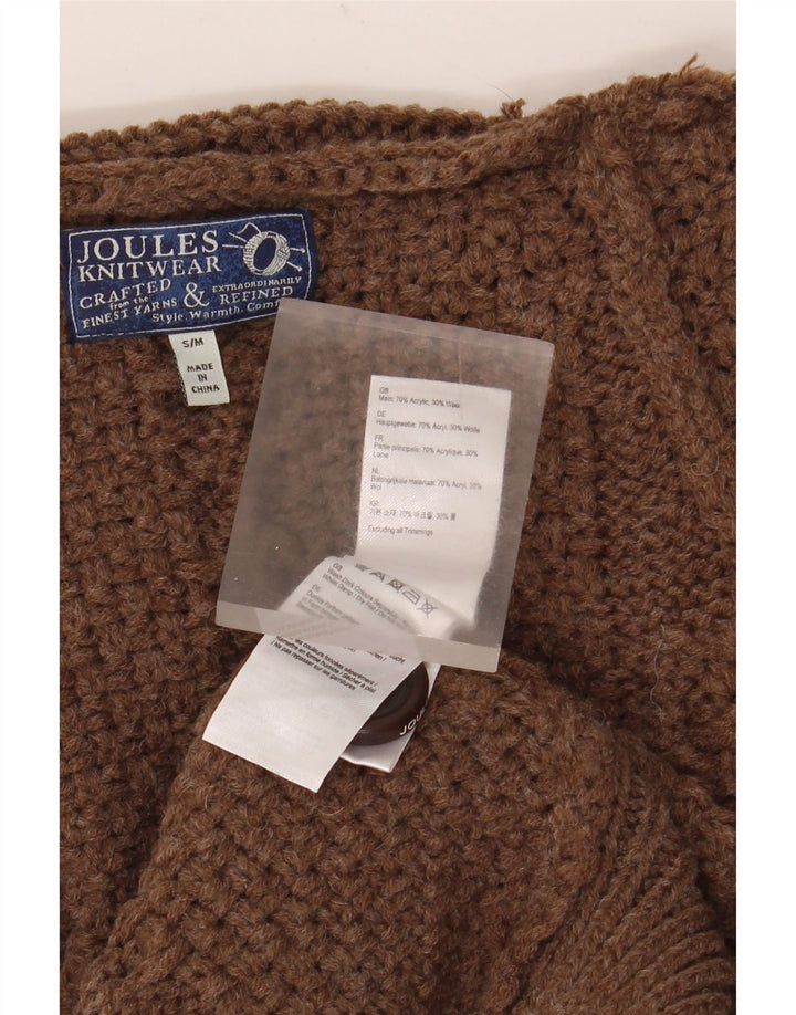 Jersey tipo poncho extragrande para mujer Joules UK 10 Small Marrón Acrílico