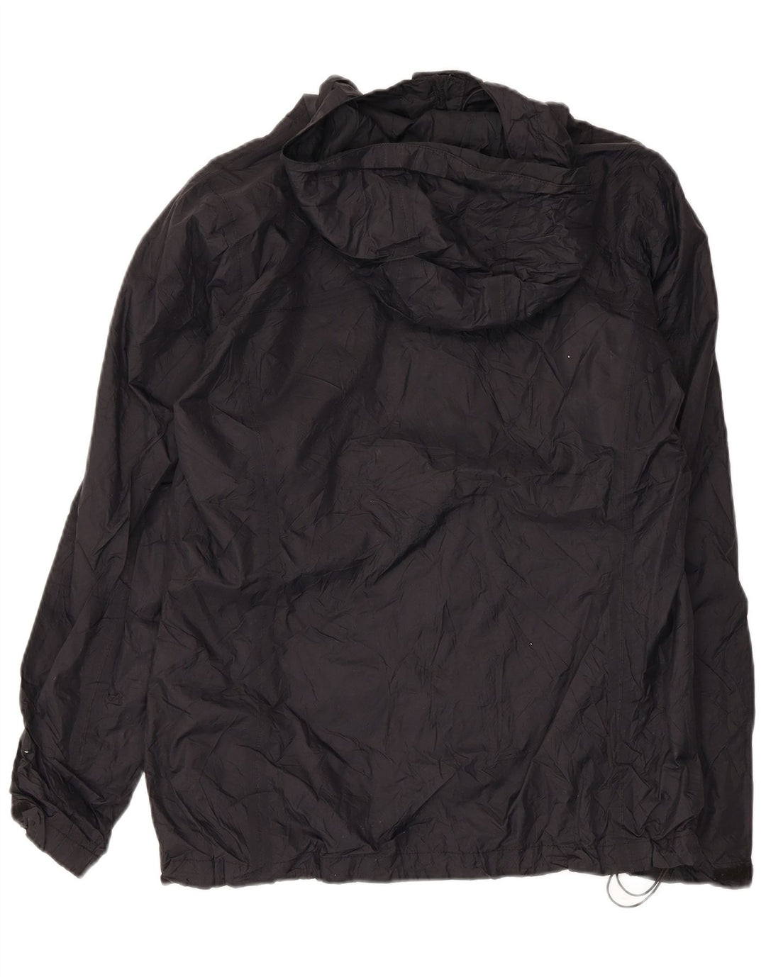 Columbia Chaqueta impermeable con capucha para mujer UK 46 Large Nylon negro