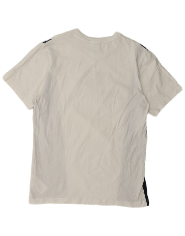 Nike Camiseta gráfica para hombre Top grande de algodón blanco con bloques de color