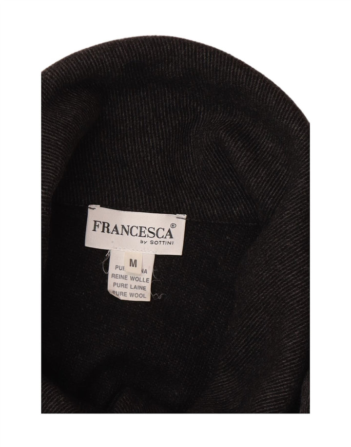 Francesca Capa para mujer Reino Unido 44 Lana gris medio a rayas