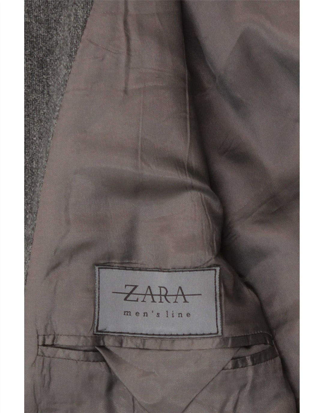 Zara Chaqueta Blazer Con Capucha De 4 Botones Para Hombre UK 38 Lana Gris Medio