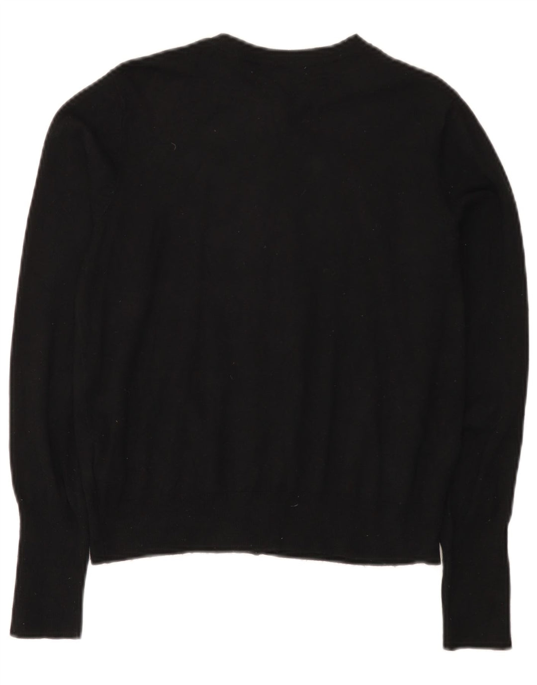 Marks & Spencer Suéter tipo cárdigan corto para mujer UK 42 Viscosa negra mediana