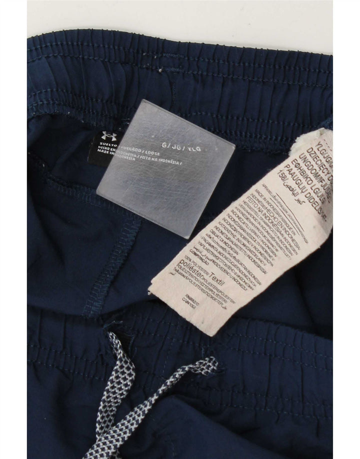 Under Armour Pantalones cortos deportivos para niños 11-12 años Grande Azul marino Poliéster