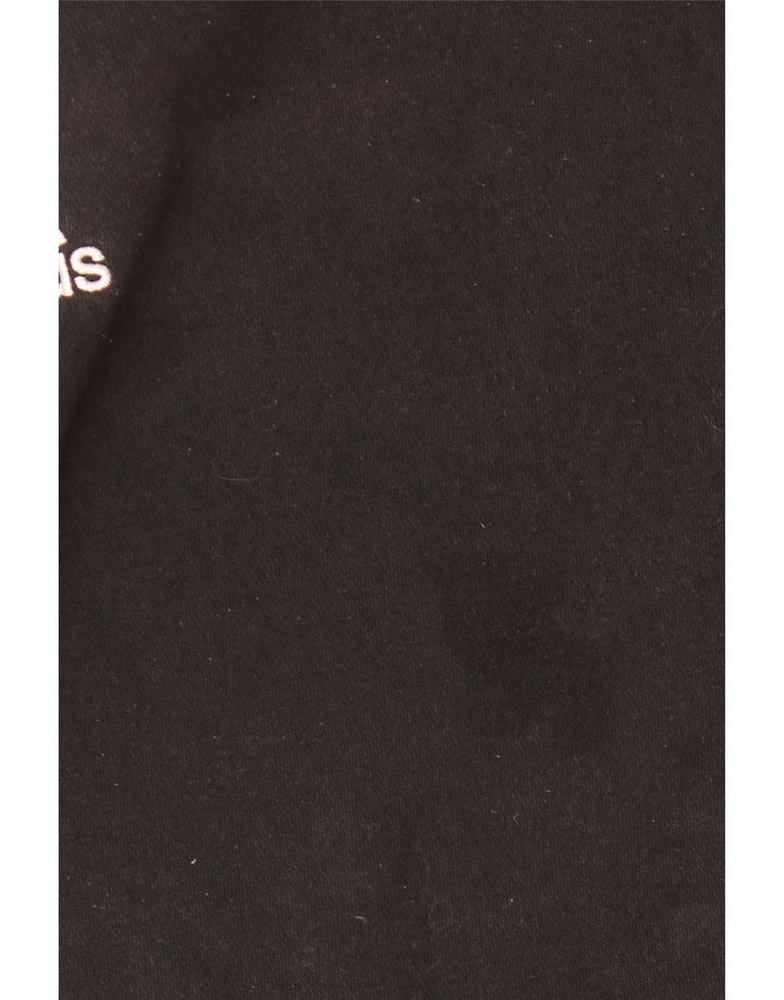 Adidas Hombre Sudadera Con Capucha Jumper Medium Negro Algodón
