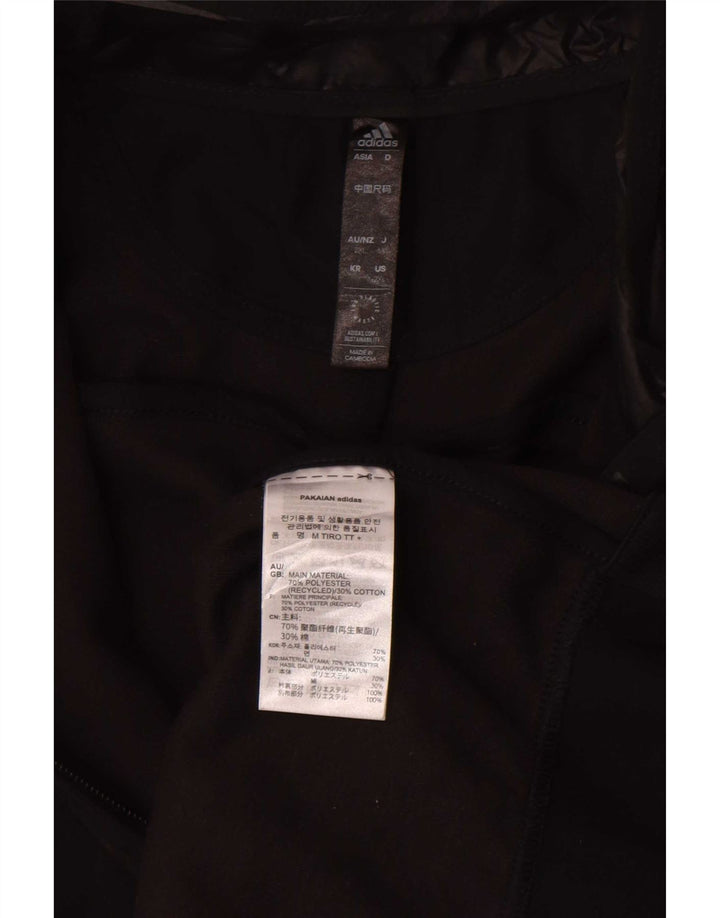 Adidas - Chaqueta de chándal gráfica para hombre, talla 2XL, poliéster negro