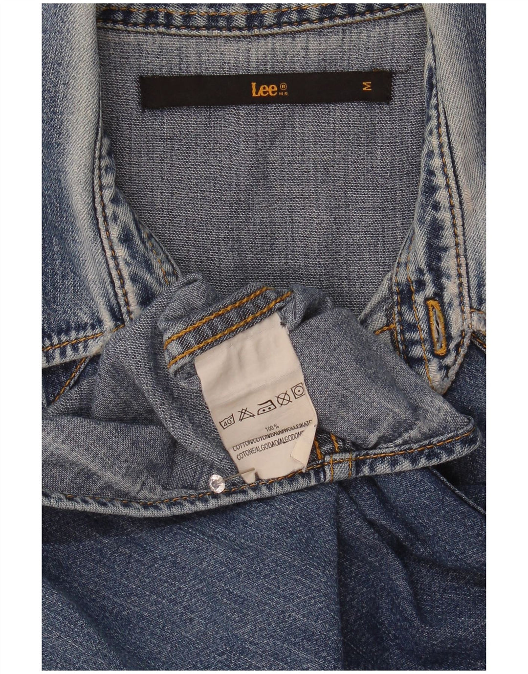 Camisa Vaquera Lee De Algodón Azul Medio |