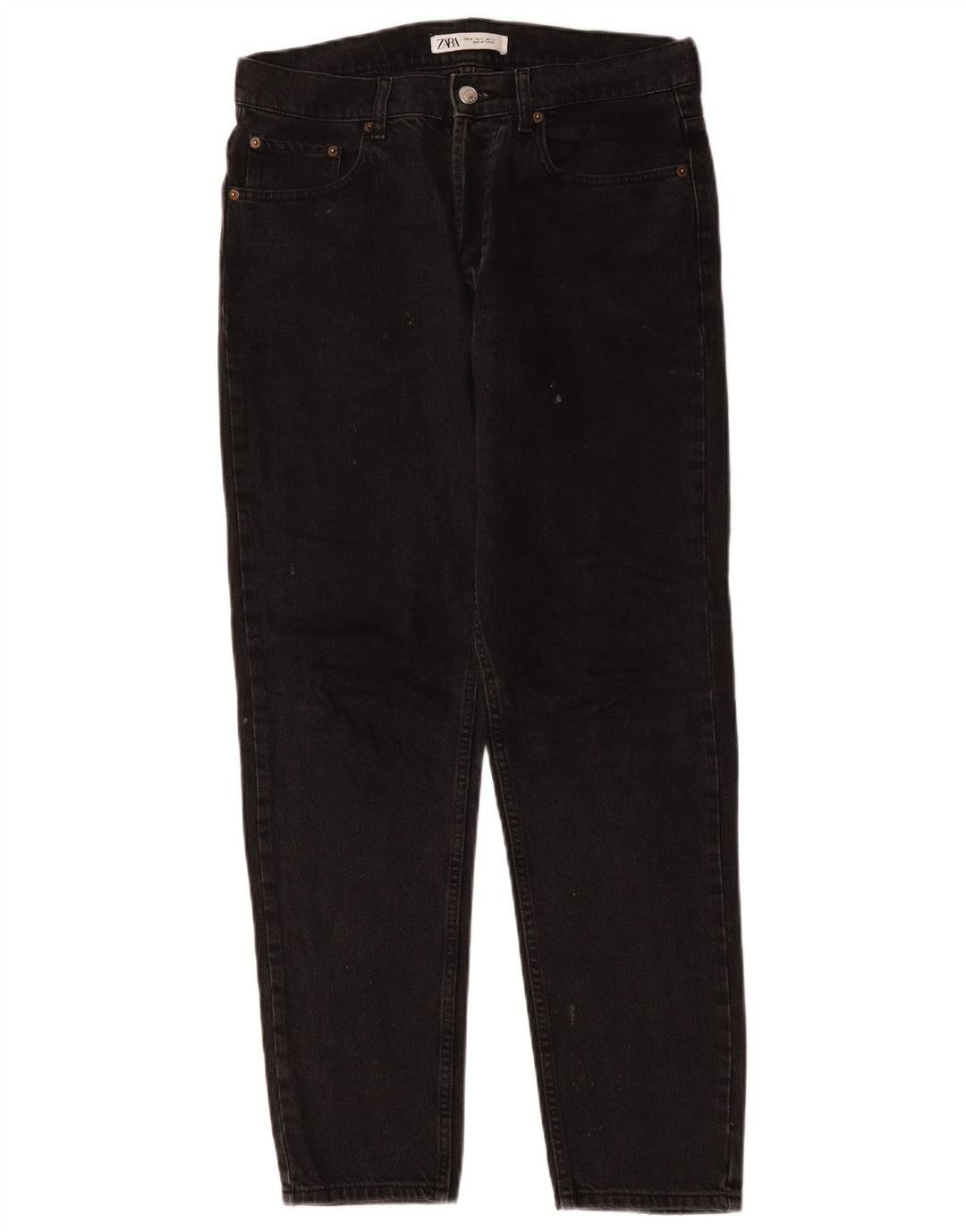 Zara Vaqueros Slim para Hombre EU 40 Medium W31 L30 Negro