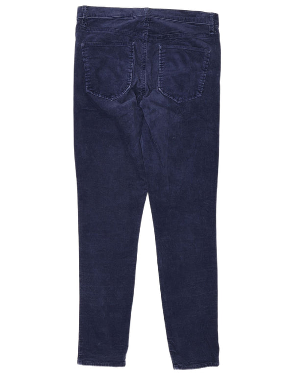 Pantalones casuales ajustados para mujer Gap W30 L28 Algodón azul marino