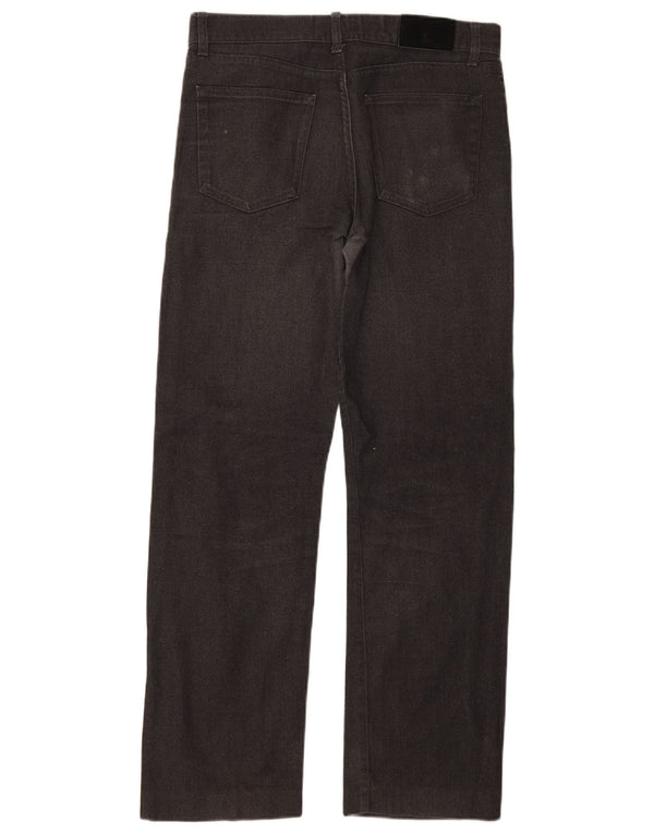 Zara Mens Pantalones Casuales Rectos EU 42 Large W32 L30 Gris