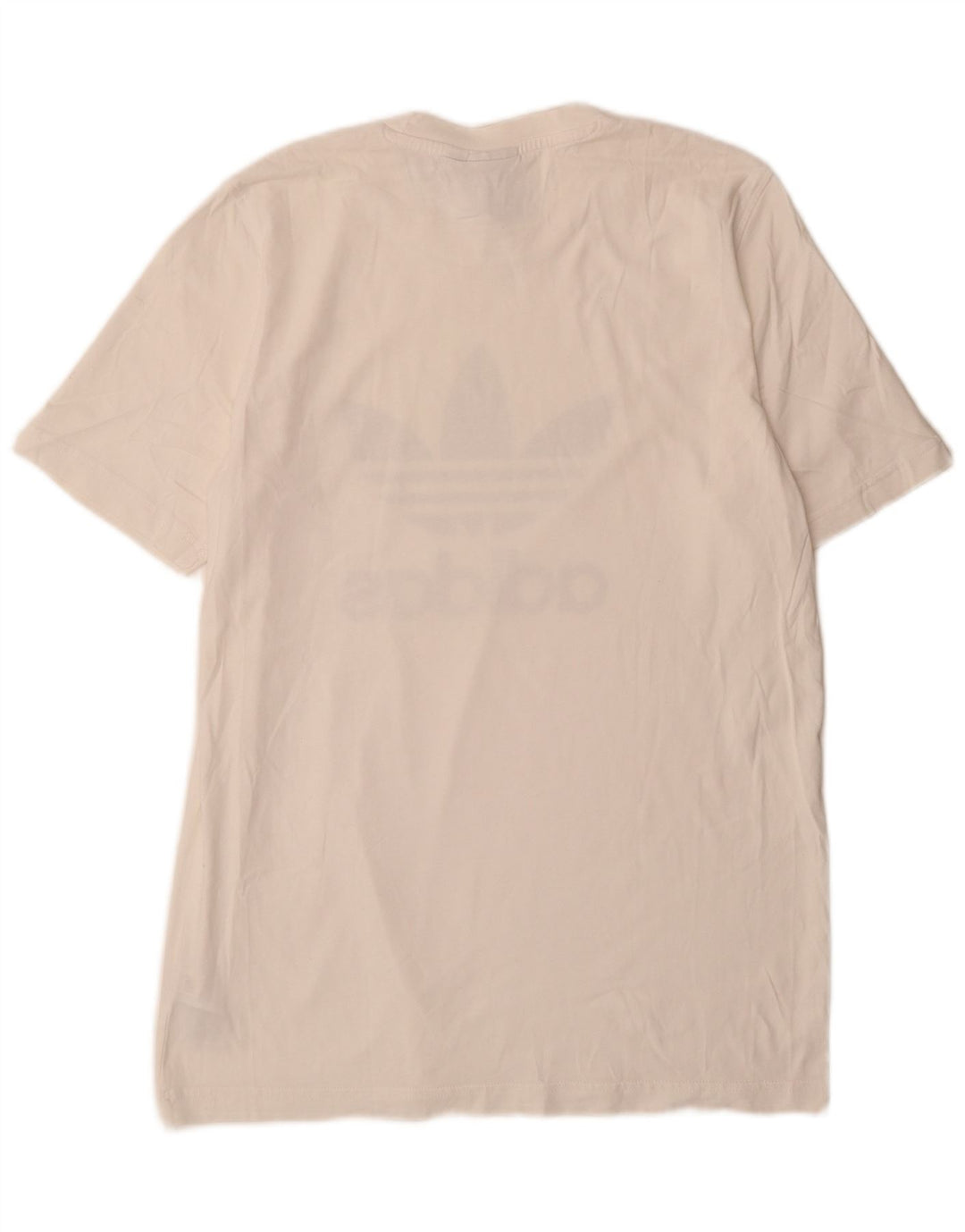Adidas - Camiseta gráfica para hombre, talla mediana, algodón blanco