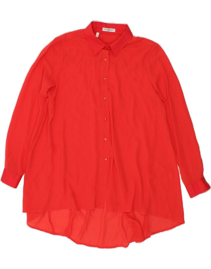 NARACAMICEE Womens Shirt Dress UK 14 Medium Red Vintage Naracamicee and Second-Hand Naracamicee from Messina Hembry 