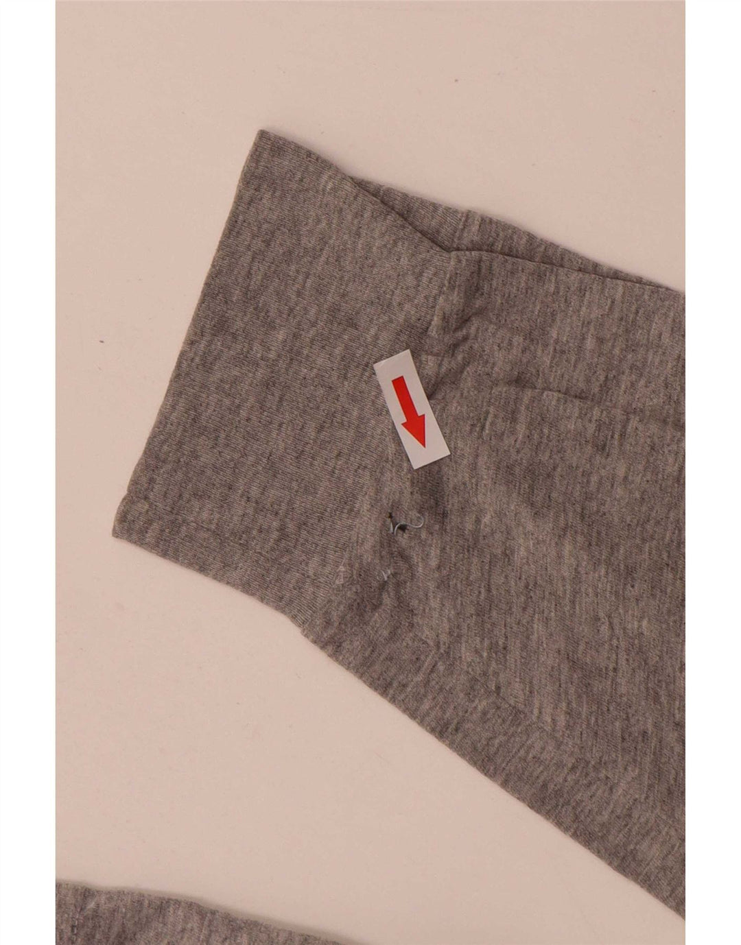 Vans Top gráfico de corte clásico para hombre, manga larga, algodón moteado gris grande