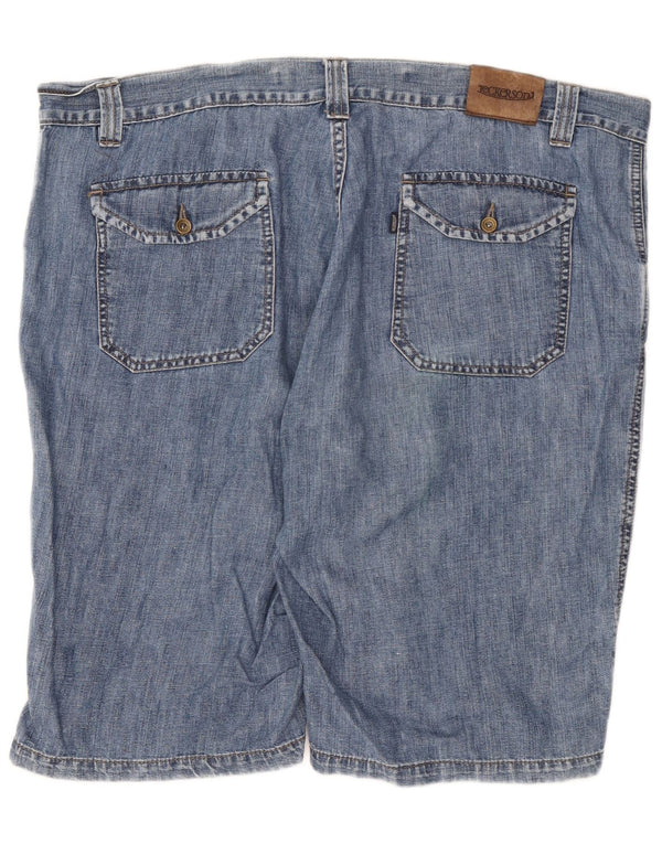 Jeckerson Pantalones cortos de mezclilla para hombre W42 2XL Algodón azul