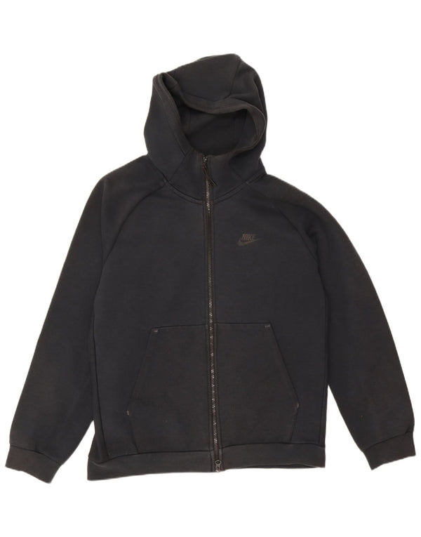 Nike - Sudadera con capucha y cremallera para hombre, tamaño mediano, algodón negro