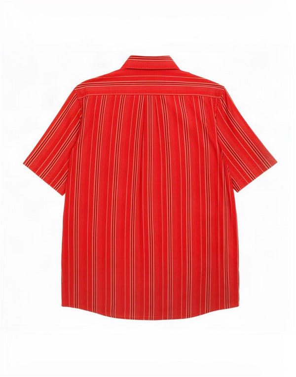 Camisa Levi's Hombre De Manga Corta De Algodón A Rayas Rojas Pequeñas
