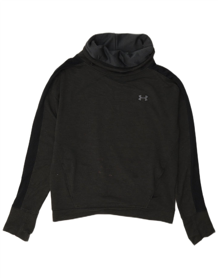 Under Armour Sudadera extragrande para mujer, talla 40, talla M, color negro