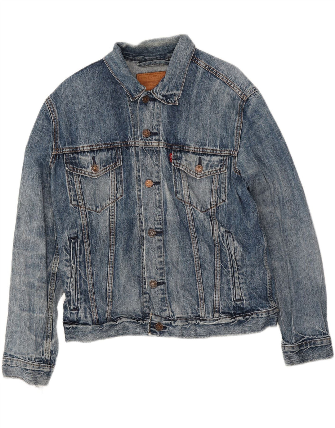 Levi's Chaqueta vaquera para hombre UK 38 Algodón azul medio