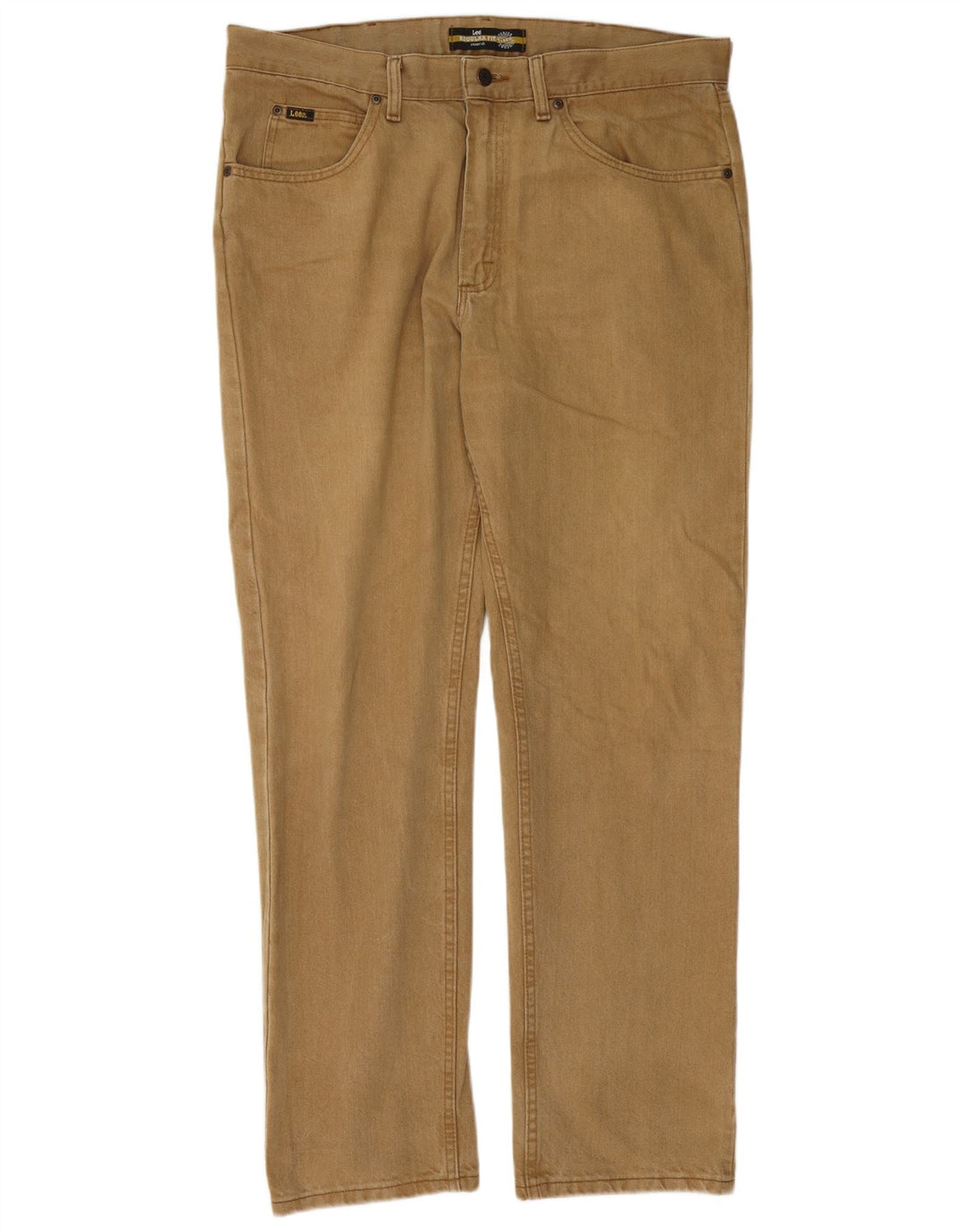 Lee Vaqueros Rectos De Corte Regular Para Hombre W38 L32 Algodón Marrón