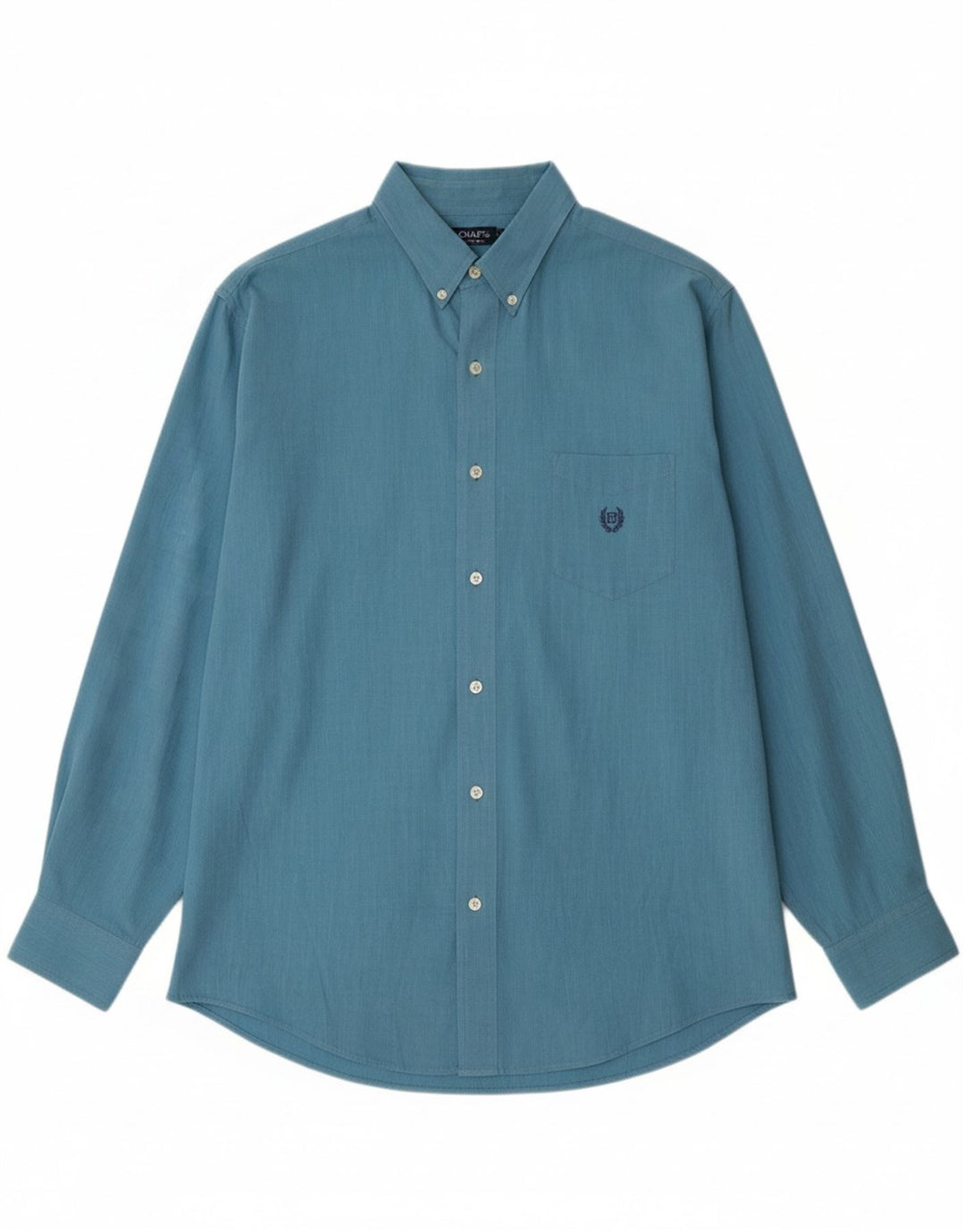 CHAPS Mens Big & Tall Shirt 2XL Blue Cotton