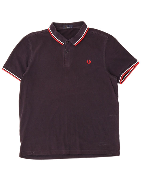 Polo Fred Perry Hombre XL Algodón Azul Marino