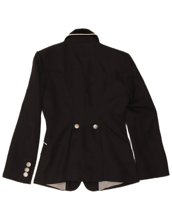 Pfiff Chaqueta Blazer de 3 Botones para Niña 10-11 Años Poliéster Negro