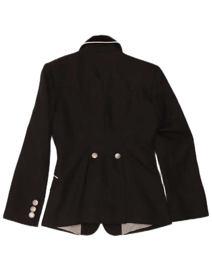 Pfiff Chaqueta Blazer de 3 Botones para Niña 10-11 Años Poliéster Negro
