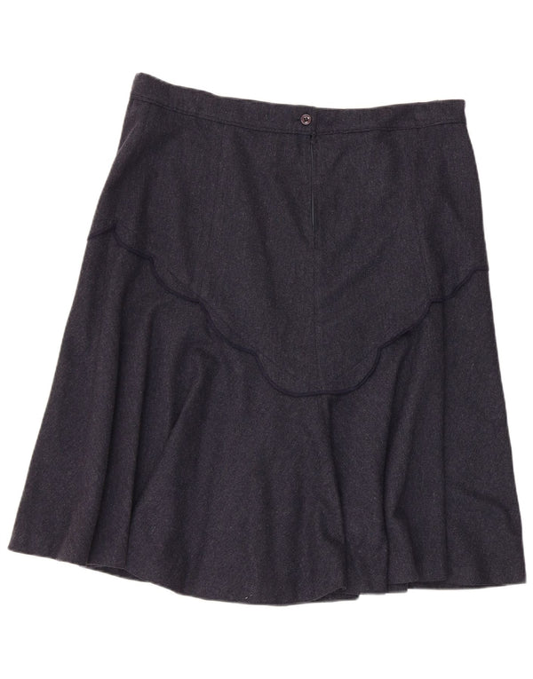 Falda acampanada vintage para mujer EU 46 XL W36 Azul marino