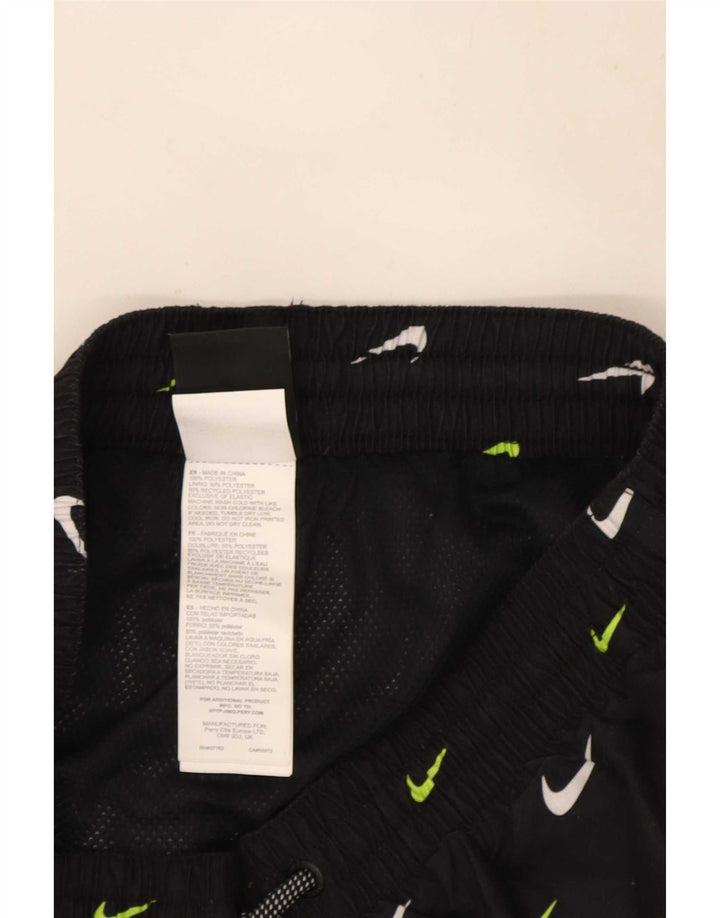 Nike Mens Graphic Sport Shorts Pequeño Poliéster Negro