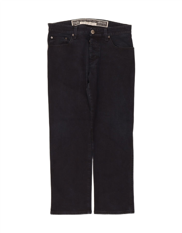 Vaqueros Armani Hombre Rectos W32 L27 Azul Marino
