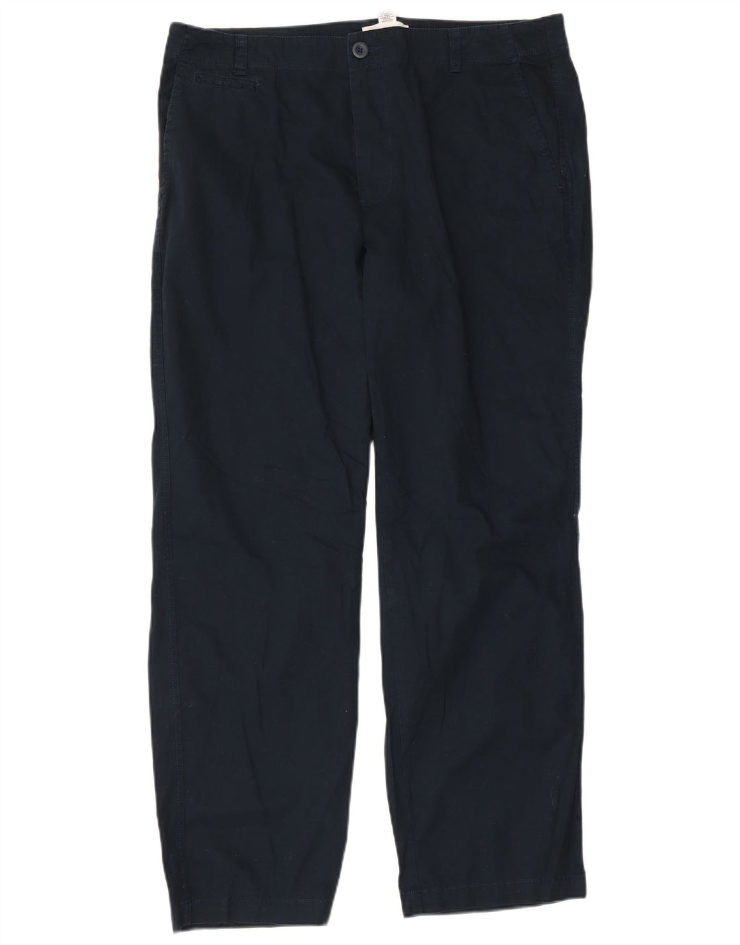 CALVIN KLEIN Pantalón chino recto para hombre W36 L30 Algodón azul marino