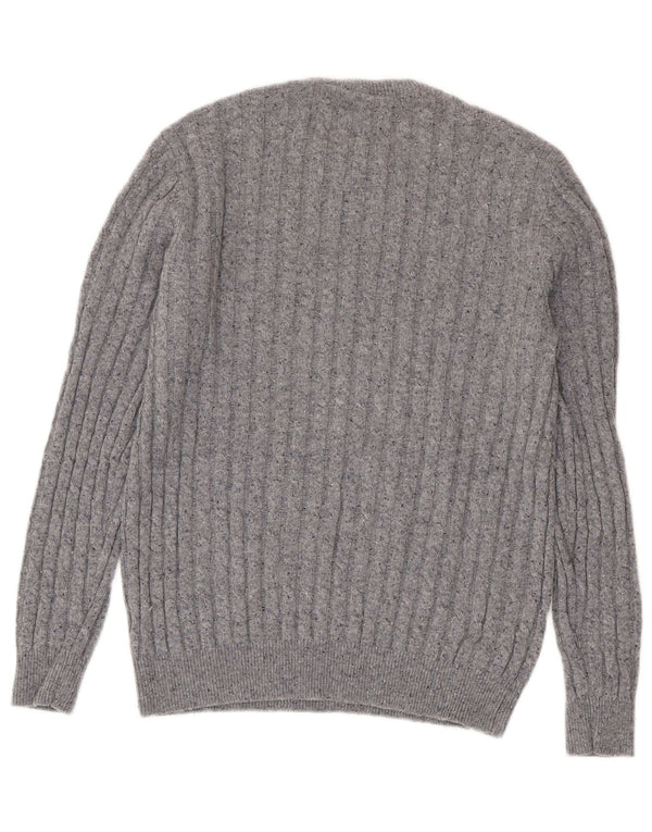 Jack Wills Jersey De Cuello Redondo Para Hombre De Lana Gris Grande
