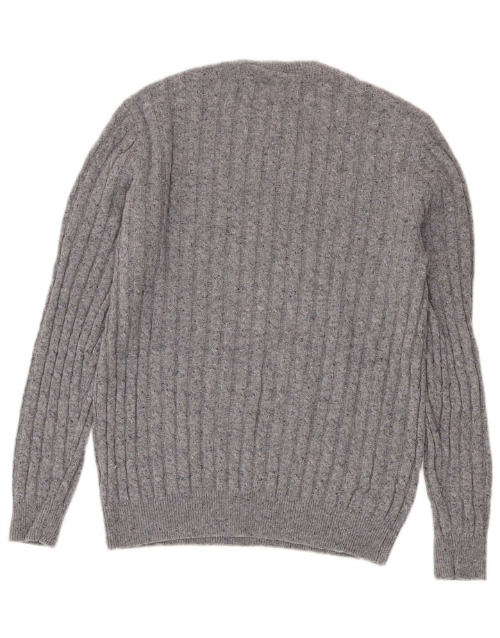 Jack Wills Jersey De Cuello Redondo Para Hombre De Lana Gris Grande