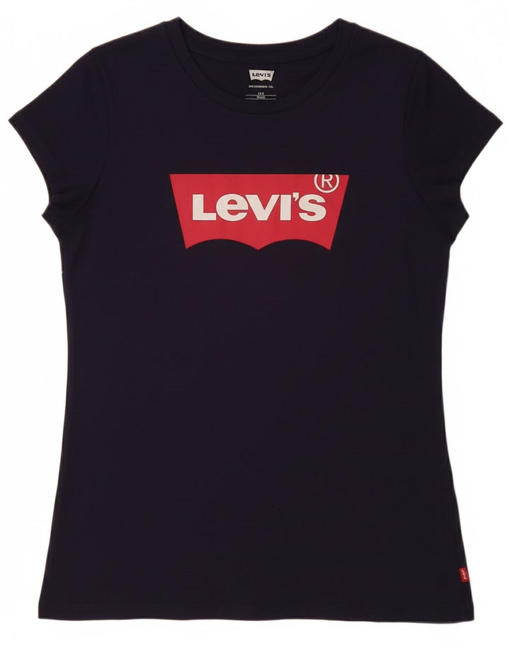 LEVI'S Camiseta Gráfica Niña Top 15-16 Años Azul Marino Algodón