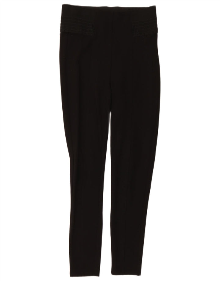 Zara Leggings Mujer UK 40 Mediano Poliéster Negro