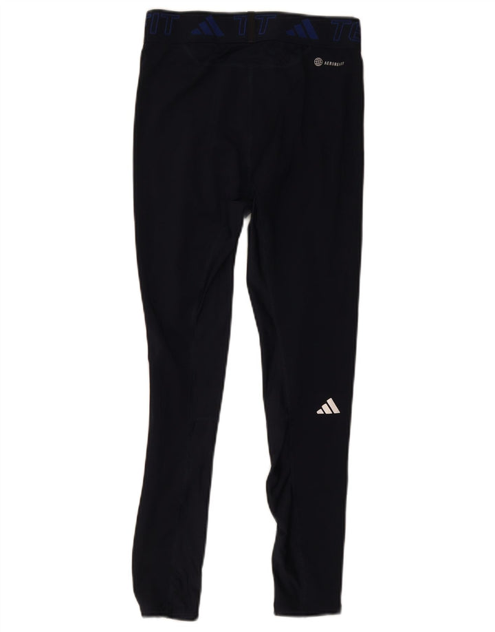 Adidas Leggings Aeroready para mujer Reino Unido 12 Medio Azul Marino Poliéster