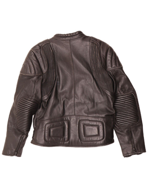 Garibaldi Chaqueta de motociclista de cuero para hombre EU 40 Medium Black