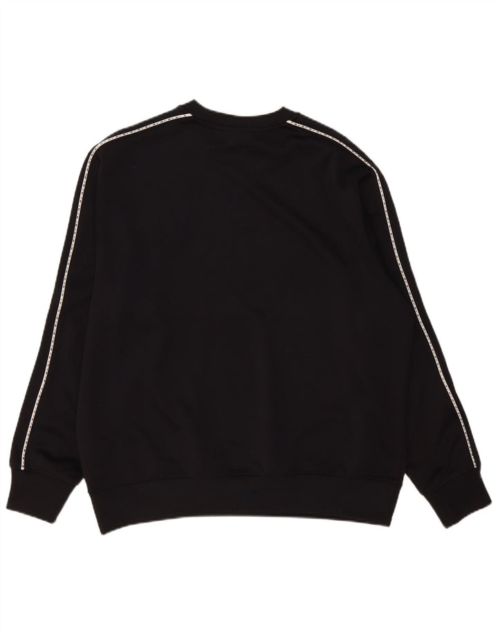 Nike Mens Graphic Sudadera Jumper Grande Negro Poliéster