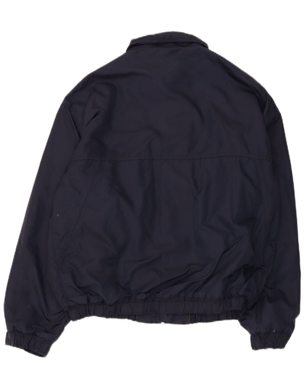 Murphy & Nye Chaqueta cortavientos para hombre UK 42 XL Poliéster azul marino