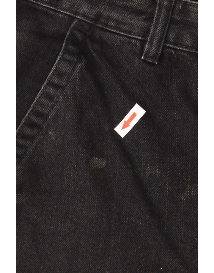 Kiabi Jeans rectos cargo para hombre IT 50 Large W34 L31 Negro