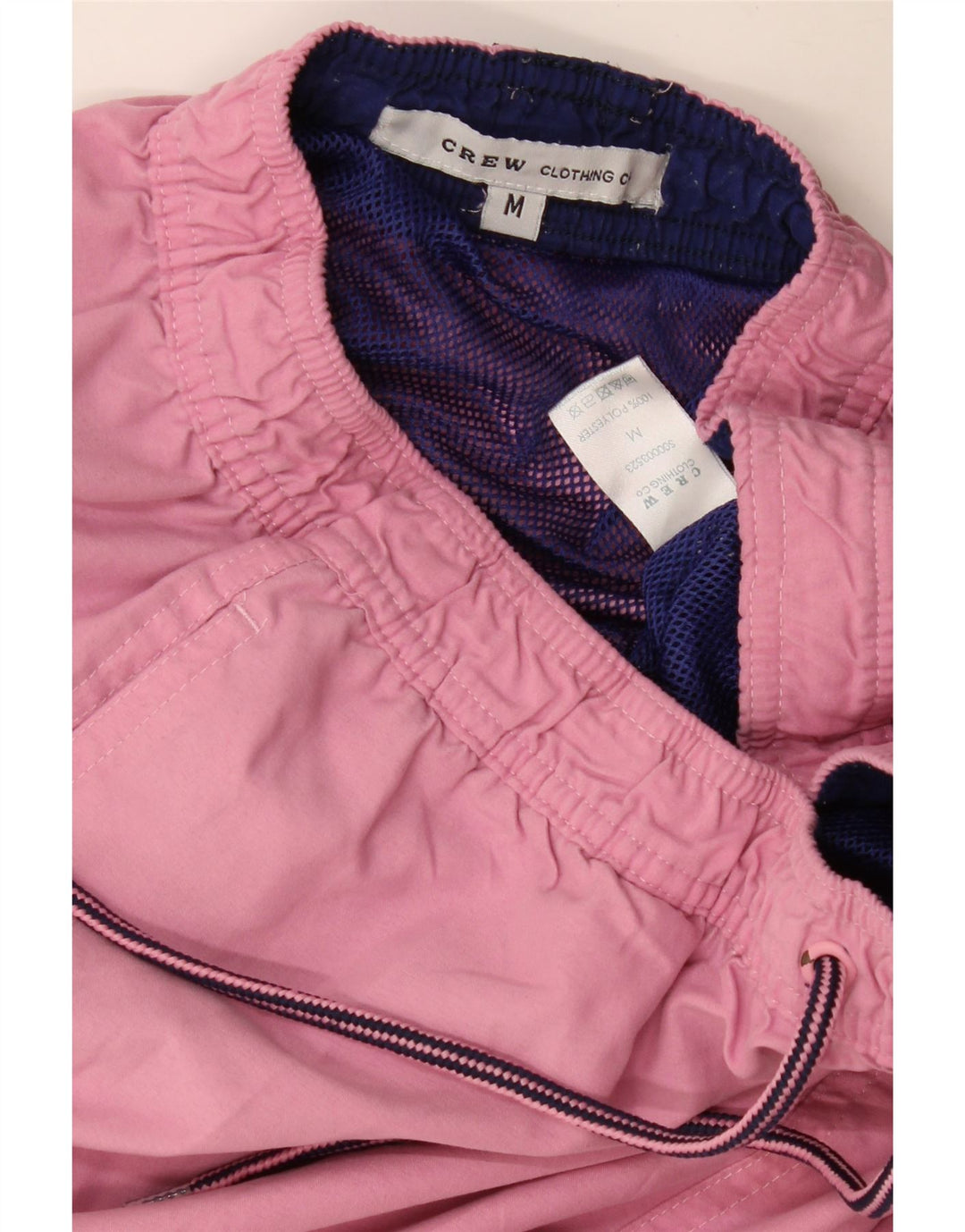 Crew Clothing Shorts de baño para hombre Poliéster rosa medio