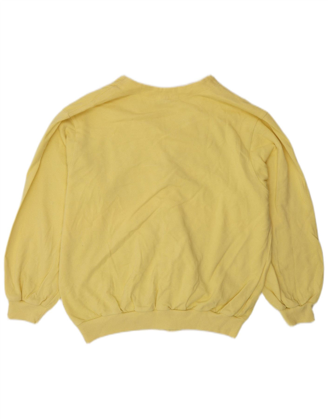 Lacoste Chándal para hombre, chaqueta superior, talla 3, algodón amarillo pequeño