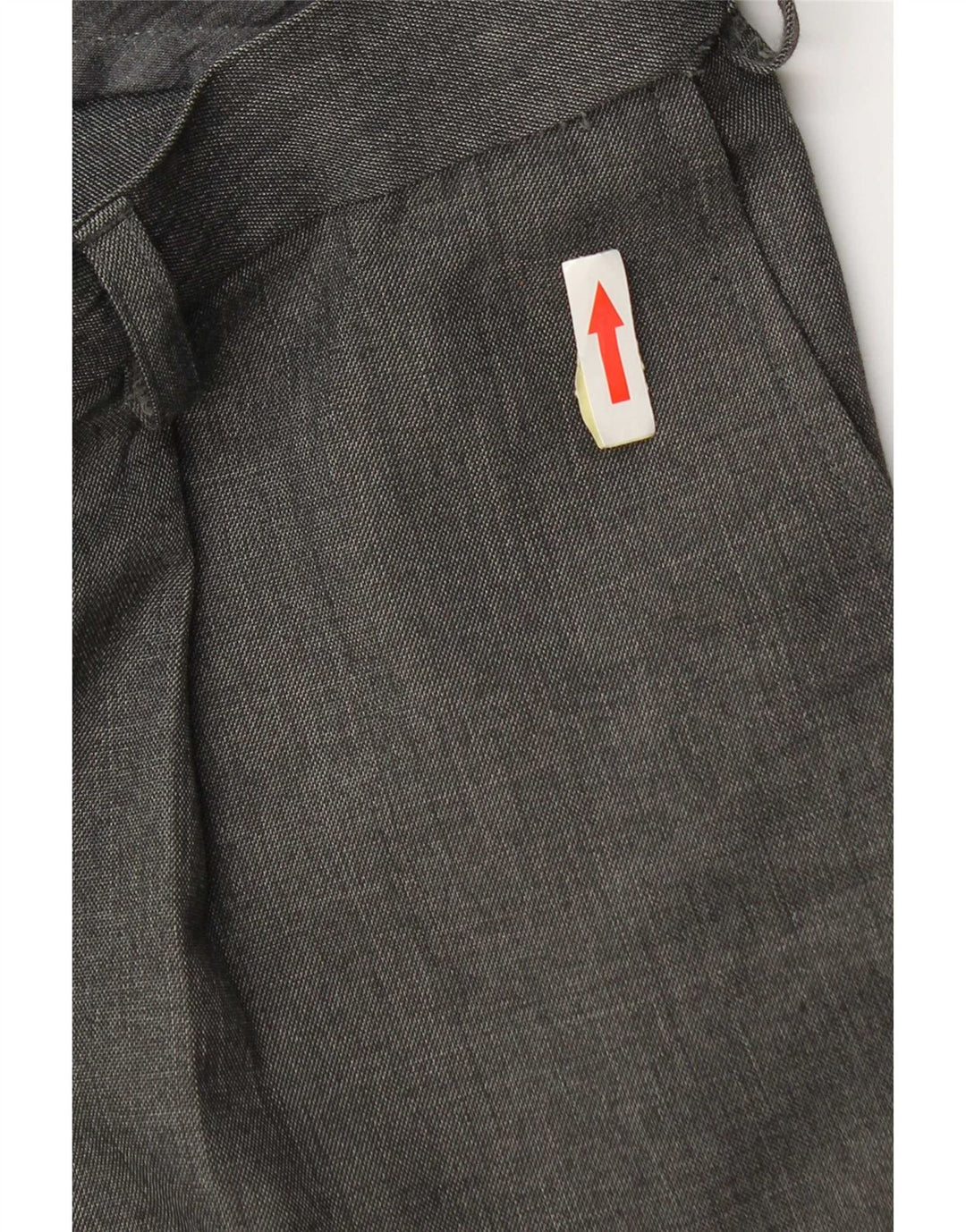 Marks & Spencer Pantalón de traje de corte regular para hombre W36 L29 Poliéster gris